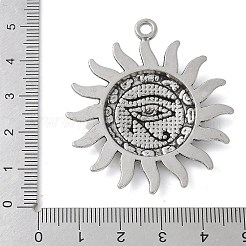 エナメルペンダントと合金  太陽  太陽  47x42x4.5mm  穴：2.5mm&nbsp;PALLOY-D290-02AS