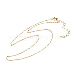 Brass Oval Link Chain Necklaces&nbsp;NJEW-D338-02G
