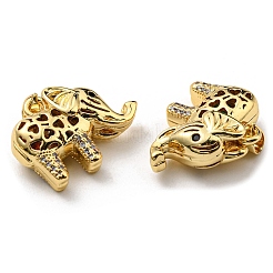 Brass with Cubic Zirconia Pendants&nbsp;KK-K341-33G