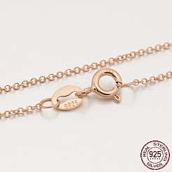 925 Sterling Silver Rolo Chain Necklaces&nbsp;STER-M086-21A