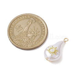 ABS Plastic Imitation Pearl Pendants&nbsp;PALLOY-JF02600-02