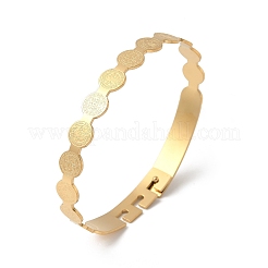 304 Stainless Steel Bangles for Women&nbsp;BJEW-F502-01G