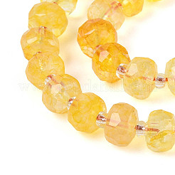 Heated Natural Citrine Beads Strands&nbsp;G-T144-A01-12