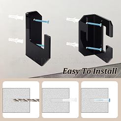 Acrylic Wall Mounted Sword Display Stands&nbsp;ODIS-WH0043-81A