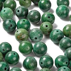 100Pcs 8mm Natural African Jade Bead Round Beads&nbsp;DIY-LS0002-46