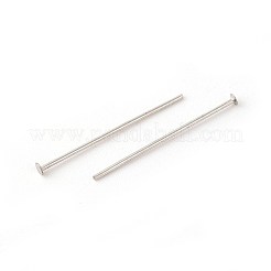 変色しにくい304ステンレススチール製フラットヘッドピン  ステンレス鋼色  16x0.5mm  24ゲージ  ヘッド：1.5mm&nbsp;STAS-G185-07P-0.5x16mm