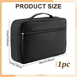 Large Capacity Polyester Multi-Layer Enamel Pin Storage Bags with Display Pockets and Handles&nbsp;AJEW-WH0709-389