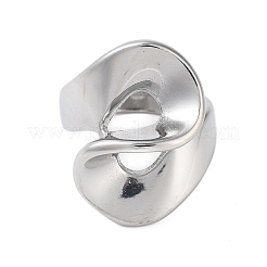 変色しない304ステンレススチール製女性用リング  ステンレス鋼色  usサイズ7（17.3mm）&nbsp;LS-RJEW-K270-03B-P