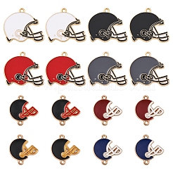 30Pcs 8 Styles Alloy Enamel Links&nbsp;ENAM-FS0002-50