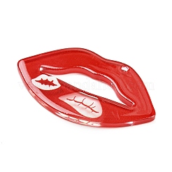 Valentine's Day Theme Opaque Acrylic Pendants&nbsp;SACR-F011-03B