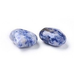 Natural Blue Spot Jasper Heart Love Stone&nbsp;G-F659-A22