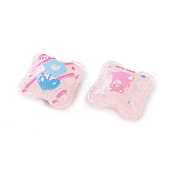 Printed Opaque Acrylic Beads&nbsp;AC-CBA6251-05
