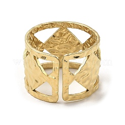 304 Stainless Steel Open Cuff Rings&nbsp;RJEW-Z018-34G