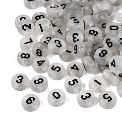 Luminous Transparent Acrylic Beads&nbsp;TACR-Q013-06A