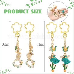 Alloy Enamel Pendant Decorations&nbsp;KEYC-YW00219-01