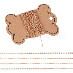 5M Brass Cable Chains&nbsp;CHC-TADJ0001-06KCG