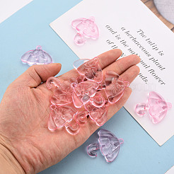 Transparent Acrylic Pendants&nbsp;TACR-T024-01B-903