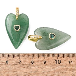 Natural Green Aventurine Pendants&nbsp;GG-CBA51ED-03G-10