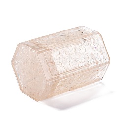 Resin with Natural Quartz Crystal Chip Stones Pen Holder&nbsp;DJEW-F015-02A
