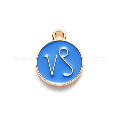 Alloy Enamel Pendants&nbsp;X-ENAM-S124-01B-02E