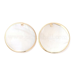 Natural Freshwater Shell Pendants&nbsp;SHEL-F007-24