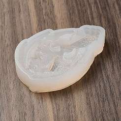 シリコンペンダントモールド  UVレジン用  エポキシ樹脂ジュエリー作り  クロス  65x41.5x11mm  内径：58x40mm&nbsp;LS-AJEW-M221-01B