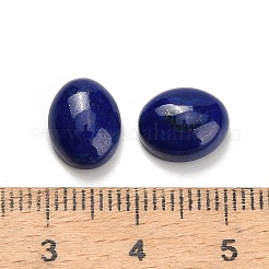 天然のラピスラズリのカボションを染めた  オーバル  グレードAA  10.5x8.5x4.5mm&nbsp;G-K403-07-8x10mm