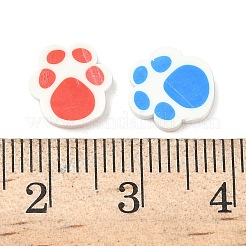 手作り樹脂クレイカボション  クロープリント  ミックスカラー  9~9.5x9~9.5x1.5~2mm  約6290個/1000g&nbsp;CLAY-I014-04