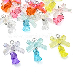 30Pcs Transparent Acrylic Pendant Decorations&nbsp;HJEW-JM04826