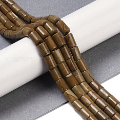 Natural Wood Lace Stone Wooden Jasper Beads Strands&nbsp;G-C128-A26-01