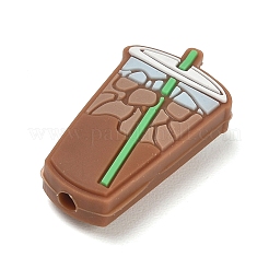 Coffee Theme Silicone Beads&nbsp;SL-CBACE28-01C