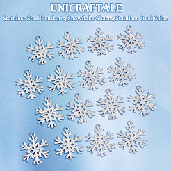 16PCS 304 Stainless Steel Pendants&nbsp;STAS-UN0045-03