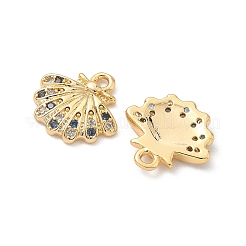 Brass Micro Pave Cubic Zirconia Charms&nbsp;KK-C099-01J-G