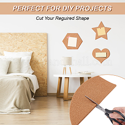 Self-Adhesive Cork Sheets&nbsp;DIY-WH0488-76A