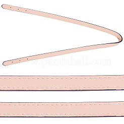合成皮革製調節可能なバッグストラップ2本  桃パフ  805x13x3mm&nbsp;DIY-CL0001-38C