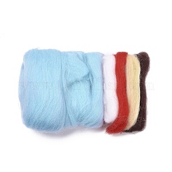 Christmas Theme Santa Claus Cactus Keychain Needle Felting Kit&nbsp;DIY-K055-06
