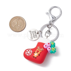 Christmas PVC Plastic Pendants Keychain&nbsp;KEYC-JKC00909