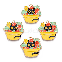 Alloy Enamel Pendants&nbsp;ENAM-CJC0014-13