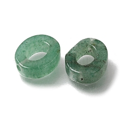 天然グリーンアベンチュリンビーズフレーム  オーバル  12x10x4mm  穴：1.2mm  内径：7x5mm&nbsp;GG-CBA487A-02D