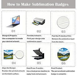 Golf Alloy Sublimation Blanks Keychains&nbsp;AL-CBAF9A1-02P-05