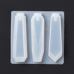 DIY 矢印 & 多角形 & 台形ハンドル シリコン型  レジン型  UVレジン用  エポキシ樹脂ミニカトラリークラフト作り  ホワイト  116x118x18mm  穴：5mm  内径：89~93x19.5~26mm&nbsp;LS-DIY-C055-07