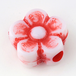 Craft Style Acrylic Corrugated Beads&nbsp;X-SACR-S840-M