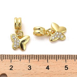 Rack Plating Brass Micro Pave Cubic Zirconia Charms&nbsp;KK-S398-04A