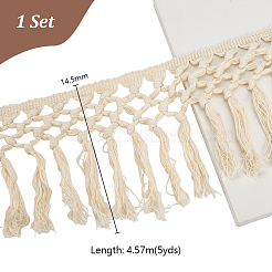5 Yards Cotton Tassel Ribbon&nbsp;OCOR-GA0002-63