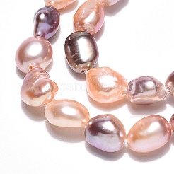 Natural Cultured Freshwater Pearl Beads Strands&nbsp;PEAR-N014-05F-02