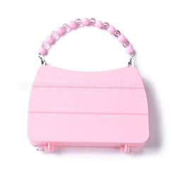 Handbag Shaped Polystyrene Plastic Bead Containers with 10 Compartments&nbsp;CON-K001-005
