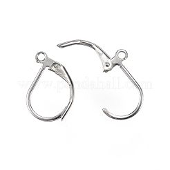 Tarnish Resistant 304 Stainless Steel Leverback Earring Findings&nbsp;STAS-E147-20P
