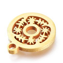 Ion Plating(IP) 304 Stainless Steel Charms&nbsp;STAS-A047-13G
