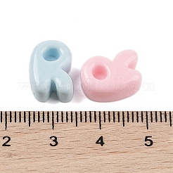 不透明樹脂デコデンカボション  DIY装飾用  文字r  13x9.5x5.5mm&nbsp;CRES-M033-01R