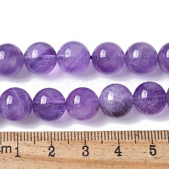 Natural Amethyst Beads Strands&nbsp;G-R446-10mm-21-A